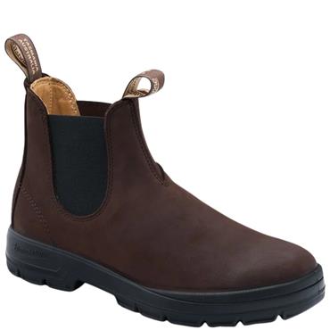 BLUNDSTONE UNISEX CHELSEA ANKLE BOOT - CHOCOLATE